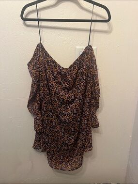 Off the shoulder  Floral Spaghetti-Strap dress